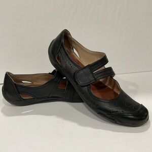Ros Hommerson Chelsea Mary Jane Flat Black 7.5